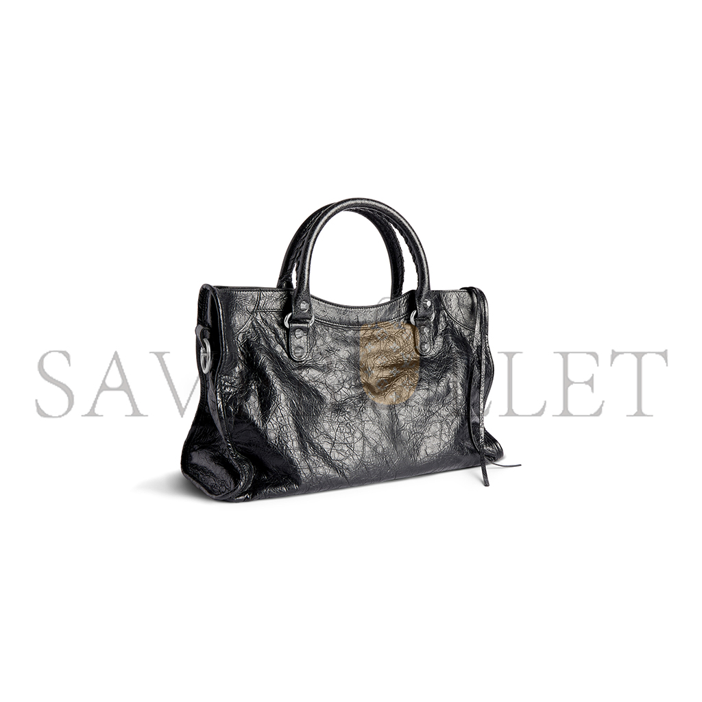 Ba*len*cia*ga le city medium bag in black 7977862aa9s1000 (38*24*13cm)